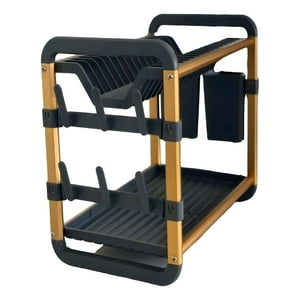 Genérico - Escurridor De Platos Moderno Bicolor De Aluminio Premium 01