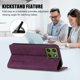 thumbnail image 3 of Funda Billetera para Motorola Edge 70 5G Imán y Resistente Morado, 3 of 6