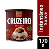 Café Instantáneo En Polvo Con Azúcar Suave Tarro 170 G Cruzeiro