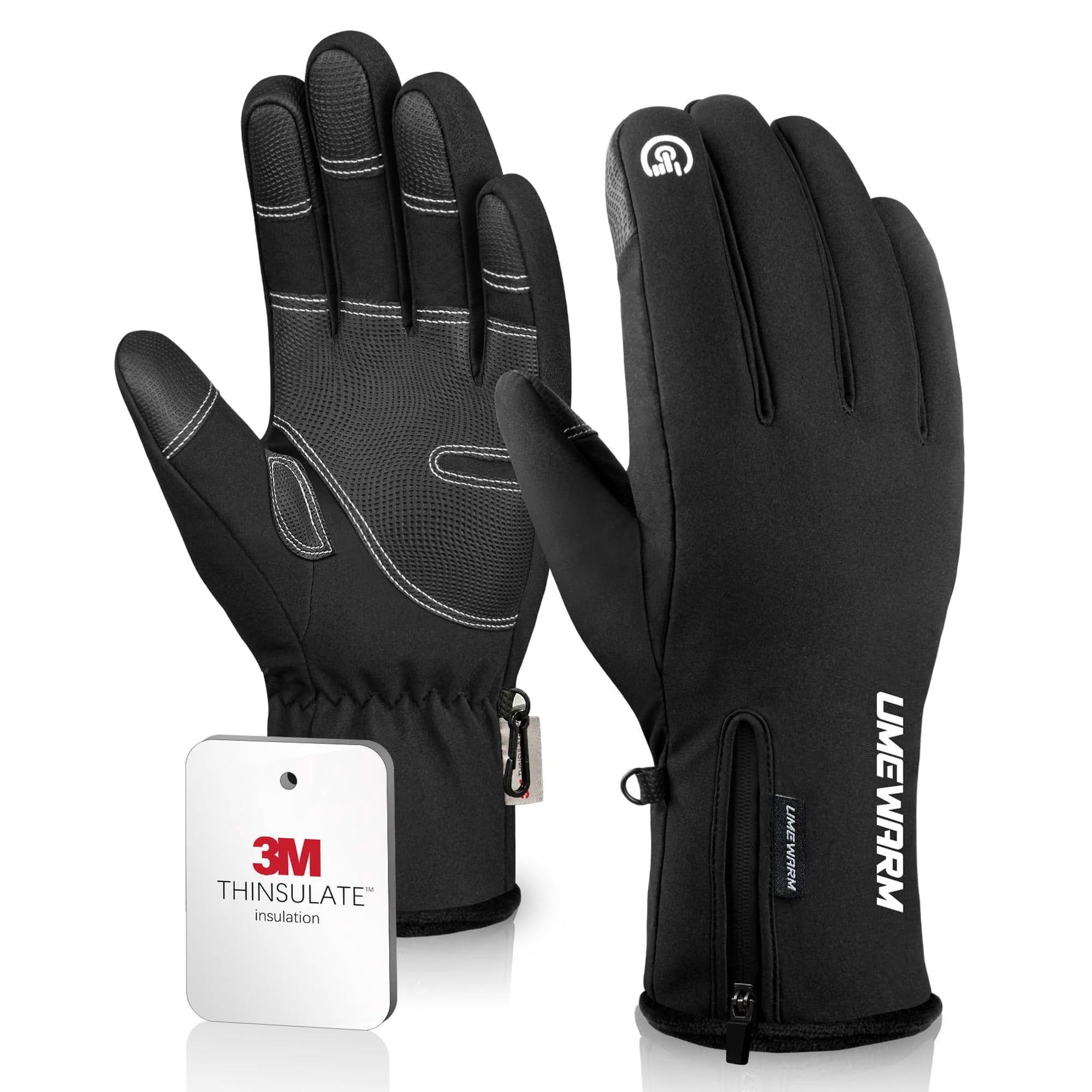 Guantes De Invierno Impermeables Umewarm Con Pantalla Táctil De -10 °f