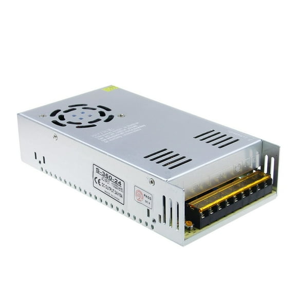 Fuente de alimentación ALITOVE DC 24V 15A 360W para tira LED CCTV Radio