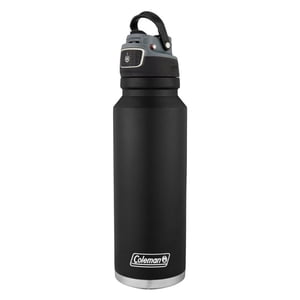Coleman - Botella De Agua Freeflow De Acero Inoxidable 1200 Ml Negro