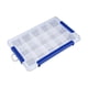 thumbnail image 5 of Caja Organizadora Transparente, Contenedor Portátil Multiusos Para Arte, Bricolaje, Tornillos, Cuentas, 15 Cuadrículas Grandes, 5 of 5