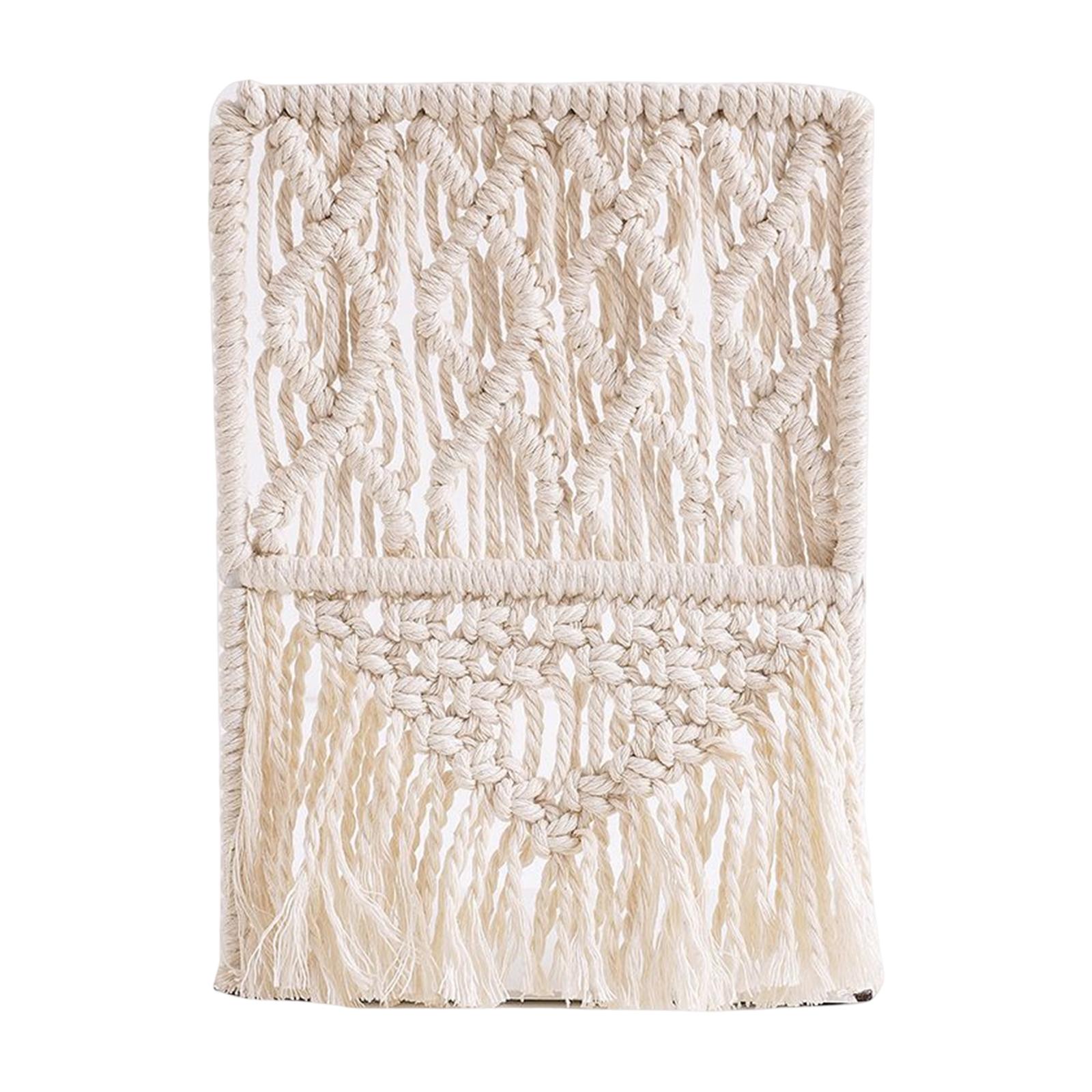 Magideal - Macrame Sujetalibros Soporte Estantería Tapón Libro Soporte Organizador Soporte Estantes Hierro Libro Extremos Para Mujeres Hombres, Receta, Discos De Diamante