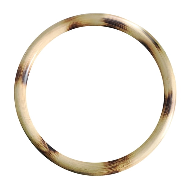 Smooth Wing Chun Rattan Ring Equipo de entrenamiento de fuerza de mano pegajosa, dispositivos físicos de muñeca de aro de madera natural, Wing Tsun