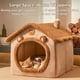 thumbnail image 3 of Cama para Gatos KooTeedd Cueva Acogedora para Gatos con Cojín, 3 of 7