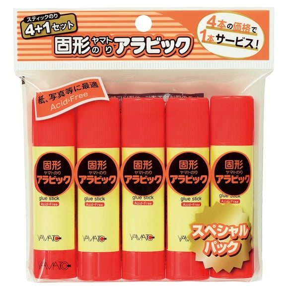 Pegamento en barra NASKA (ナスカ) paquete de 5 unidades, 10 g cada una