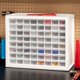 thumbnail image 4 of Organizador de cajones de almacenamiento IRIS USA 64 cajones pequeños, color blanco, 4 of 8