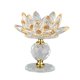 thumbnail image 3 of Candelabro De Candelabro De Candelita De Loto De Vidrio Para Decoración De Fiesta En Casa Amarillo, 3 of 5