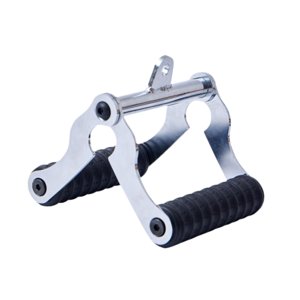 Magideal - Mango , Mango De Tracción Hacia Abajo Lat, Accesorios De Tracción Hacia Abajo Lat, Accesorio De Remo, Mango De Barra En V Para Entrenamiento Plata