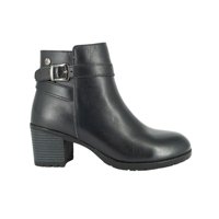Botin De Cuero Francy Negro Alquimia