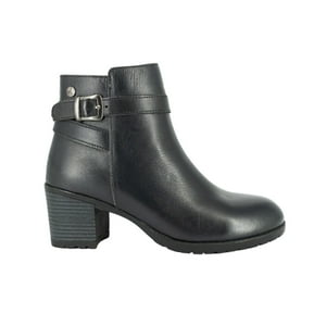 Botin De Cuero Francy Negro Alquimia