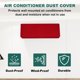 thumbnail image 4 of Funda para Aire Acondicionado Uxcell Funda Interior para AC Tejida a Prueba de Polvo para Aire Acondicionado de Montaje en Pared Rojo 37.8", 4 of 6