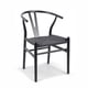 thumbnail image 1 of Silla de Comedor Wishbone Negro, 1 of 9