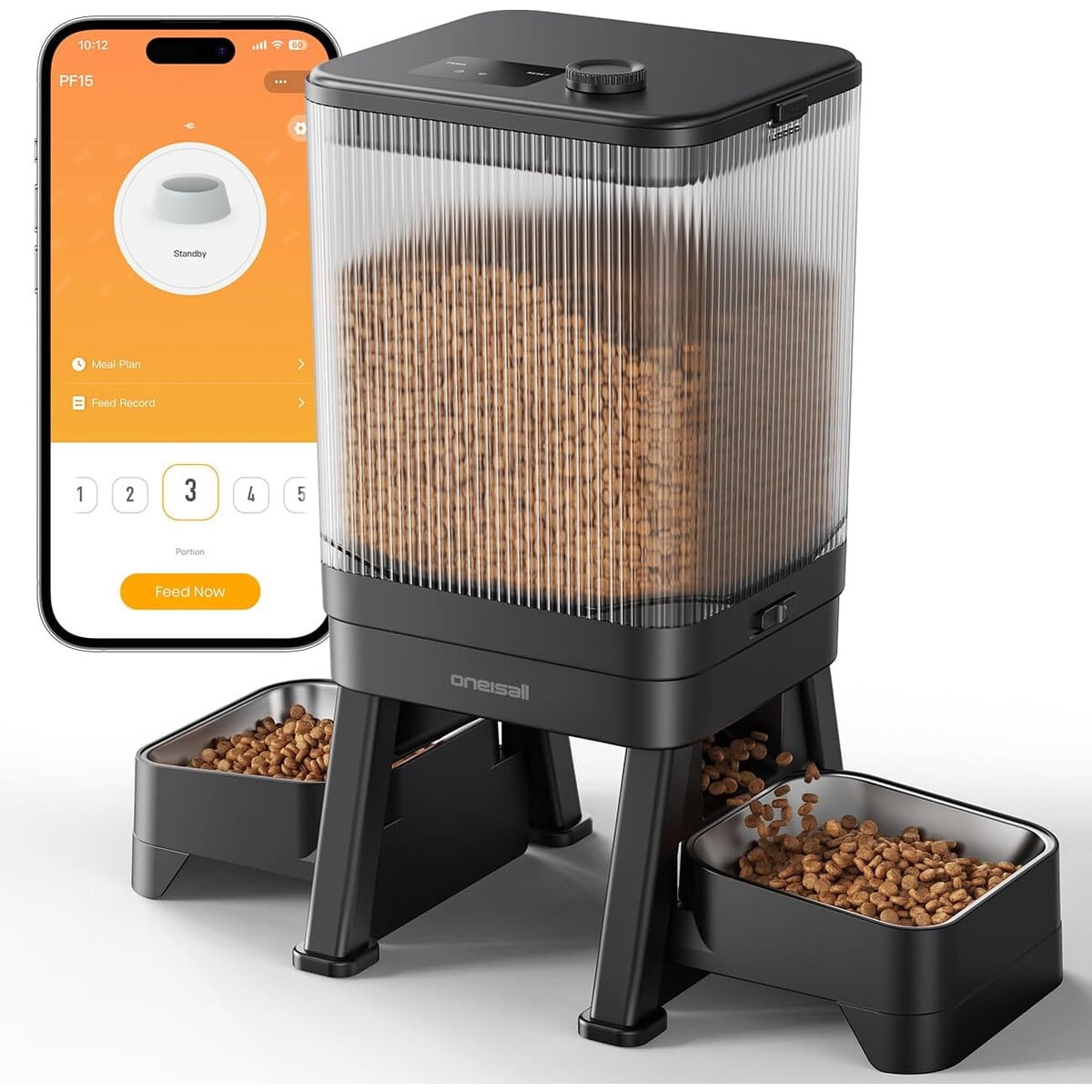 Comedero automático oneisall PF15 para 2 gatos WiFi