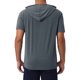 thumbnail image 3 of INSPIRE CHIC Sudadera con Capucha para Hombre, Camiseta de Manga Corta, Sudadera Deportiva con Cordón, Talla M, Gris Oscuro, 3 of 5