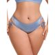 thumbnail image 1 of INSPIRE CHIC Bragas de Mujer con Lazo Lateral de Encaje Malla Transparente Ropa Interior de Tiro Bajo Calzoncillos Grandes Azul, 1 of 4