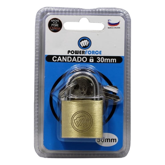 Candado 30 mm, 1 Un.