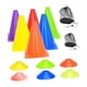 thumbnail image 5 of Conos de entrenamiento para fútbol, ​​conos de fútbol, ​​resistencias, conos deportivos de cono de marcador de campo con bolsa de almacenamiento para 44 piezas, 5 of 5