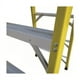 thumbnail image 3 of Escalera Industrial Plataforma Fibra De Vidrio 8 Peldaños Amarilla, 3 of 3