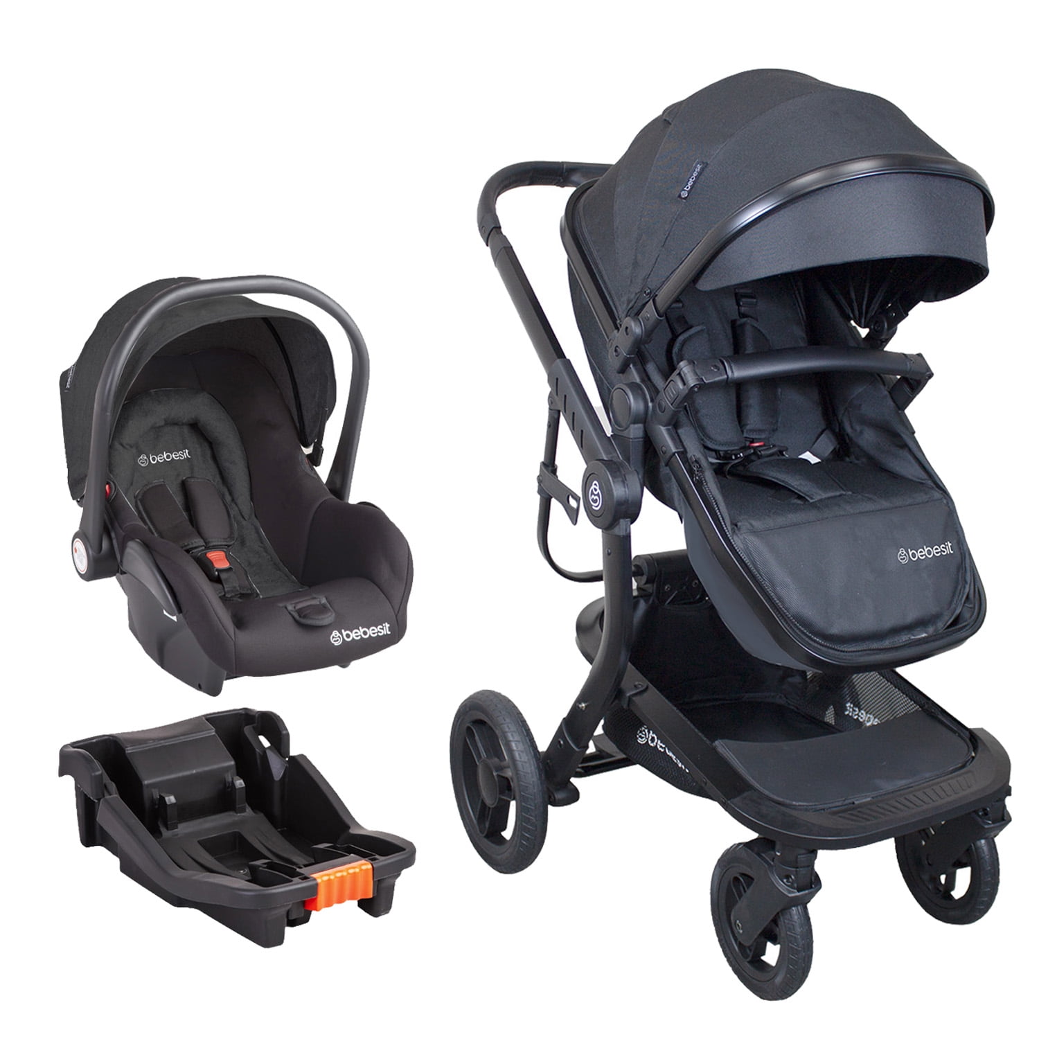 Bebesit - Coche Travel System Taurus Negro