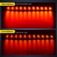thumbnail image 5 of Barra de luces Nilight para remolque, 16 pulgadas, 11 LED, roja, 2 unidades, 5 of 8