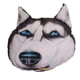 thumbnail image 4 of Almohada Para El Cuello Del Asiento Del Coche, Almohada De Animales De Dibujos Animados Con Bolsa De Carbón, Huskies, 4 of 5