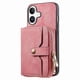 thumbnail image 2 of Funda Tipo Cartera con Correa Cruzada para iPhone 16 Plus Protección Contra Golpes Rosa, 2 of 6