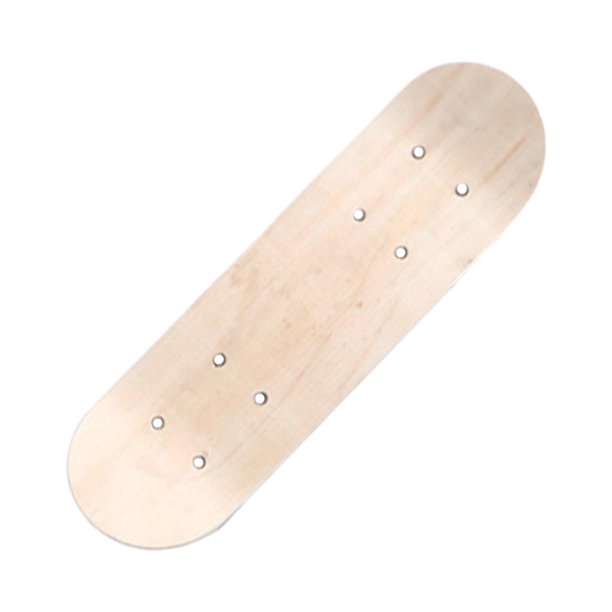 Cubierta de madera para monopatín, monopatín DIY para niños, cubierta de madera para patines, cubierta de Longboard en blanco sin pintar, cubierta de 43cm Sin ruedas
