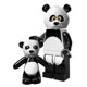 thumbnail image 1 of Minifigura LEGO The Movie Panda Guy con un oso panda pequeño, 1 of 1