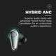 thumbnail image 3 of Auriculares inalámbricos Bluetooth Raycon Pro con ANC híbrido negros, 3 of 8