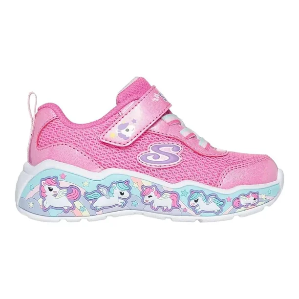 Zapatilla Niña Play Scene Fun Squad Rosado Skechers
