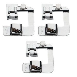 Bothyi - Pie De Rodillo Para Acolchar, Accesorios De Costura, Dobladillo Enrollado Ancho Y Estrecho, 3 Uds.