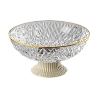 Bothyi - Frutero Multiusos Con Drenaje Para Encimera De Cocina, Centro De Mesa, Plato De Fruta De Cristal Para El Hogar