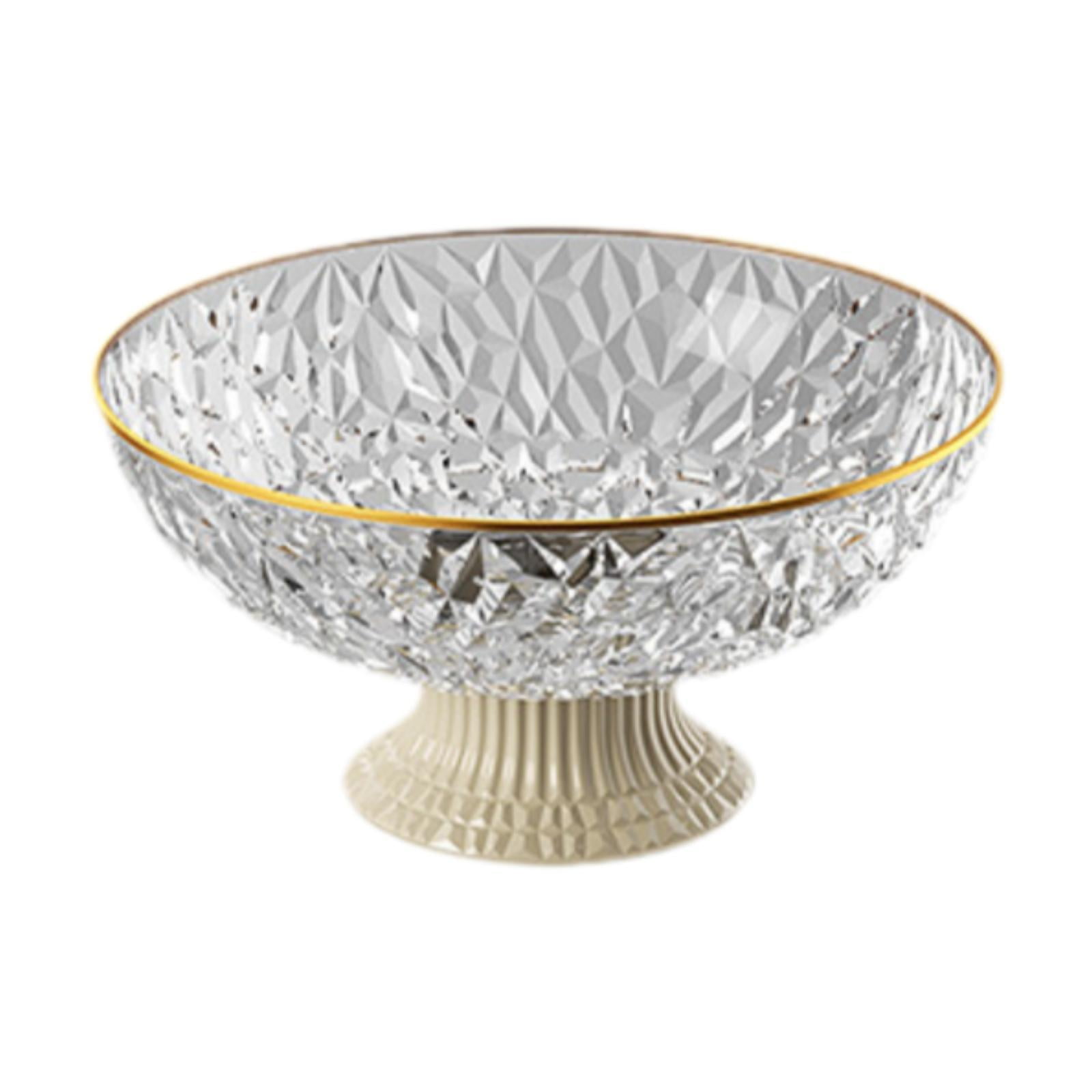 Bothyi - Frutero Multiusos Con Drenaje Para Encimera De Cocina, Centro De Mesa, Plato De Fruta De Cristal Para El Hogar