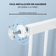 thumbnail image 3 of Reja Seguridad Escalera Puerta Barrera Ajustable Bebes Niños, 3 of 6