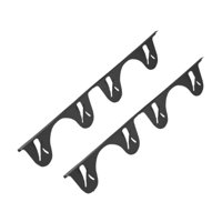 Magideal - Cubiertas De Estufa De Acero Inoxidable, Cubierta De Borde De Tira Para Estufas De Cocina, Fácil De Instalar, Relleno De Espacios De Estufa Ajustable, Negro