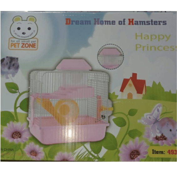 Genérico - Jaula Para Hamster 2 Pisos Transportadora