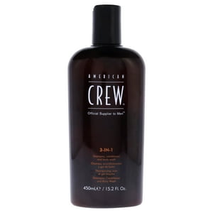 American Crew - Champú, Acondicionador Y Gel De Baño 3 En 1 De Para Hombres: Champú, Acondicionador Y Gel De Baño De 15,2 Oz