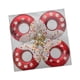 thumbnail image 4 of 4 Colgantes De Bolas De Navidad En Forma De Donut De 7 Cm De Diámetro Para Decoración Navideña En Color Rojo, 4 of 5