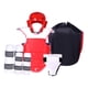 thumbnail image 5 of Equipo de protección de taekwondo de 5 piezas, protección corporal para boxeo, equipo de sparring de karate ajustable, engrosado y acolchado para Muay S, 5 of 5