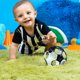 thumbnail image 3 of Bright Starts Oball Grippin Goals Rattle Soccer Ball Black, 3 of 3