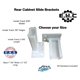 thumbnail image 2 of Rieles, soportes y sockets para corredera de cajón/gabinete E.H.C., 2 of 4
