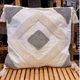 thumbnail image 3 of Funda de Cojín Boho Tejida con Borlas Funda Almohadon Sofa 45x45cm, 3 of 5