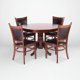 thumbnail image 1 of Comedor Calabria 4 Sillas Caoba - Chocolate, 1 of 7