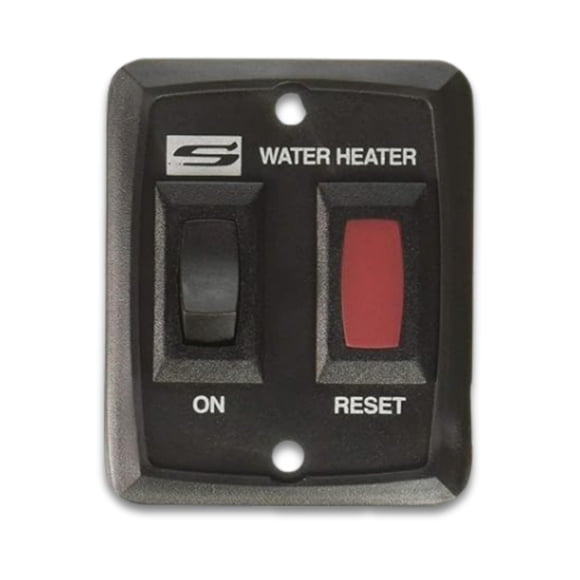 Interruptor de pared para calentador de agua Suburban modelos D, DE y DEM, negro