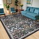thumbnail image 2 of Alfombra PLHXFR 254 × 305 cm con diseño floral, lavable y antideslizante, 2 of 9