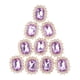 thumbnail image 1 of 10 Botones De Diamantes De Imitación Para Manualidades, Decoración Para Ropa, Broche, Boda, Color Morado, 1 of 5