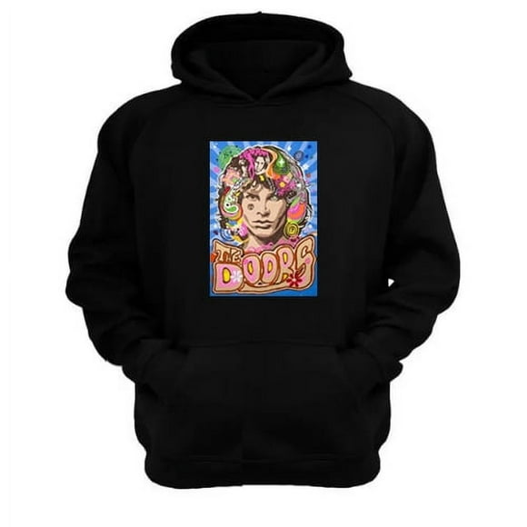 Polerón Canguro The Doors Negro Talla M Unisex