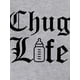 thumbnail image 3 of Baby Triangle Bodysuit Chug Life Bottle Letter Print Newborn Cute Short Sleeve Romper Pajamas, 3 of 5